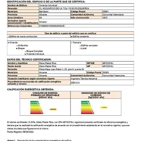 Apartamento Casa 2 - Centro Benidorm- Solo Mayores De 30 Anos Y Familias